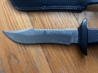 Coltello ALCE subacquea/montagna lama acciaio inox