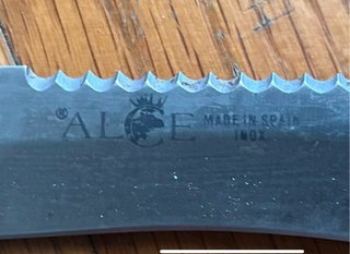 Coltello ALCE subacquea/montagna lama acciaio inox