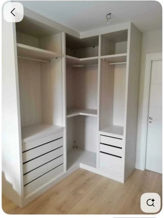 Armario puertas correderas madera