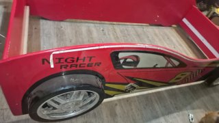 Cama Coche Infantil Rojo