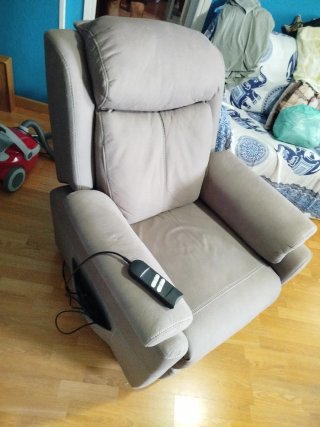 Sillón Reclinable Eléctrico Gris