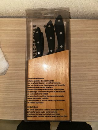 Juego de cuchillos de cocina