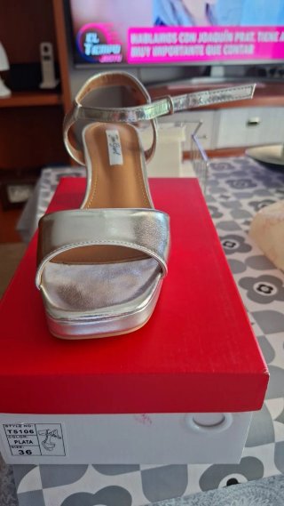 Zapatos de fiesta Jon Girl Plata Talla 36