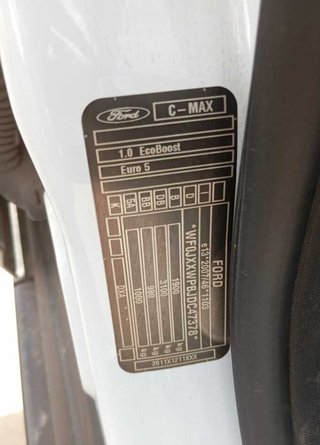 Airbag cortina delantero derecho ford c-max 413516