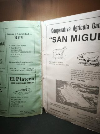 Antiguo libro de feria y fiestas 87