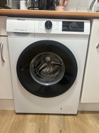 Lavadora Hisense 8kg Steam Inverter