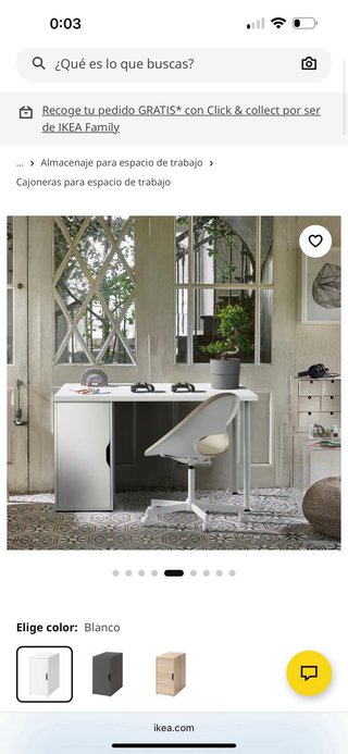 Mueble Almacenaje ALEX IKEA Blanco