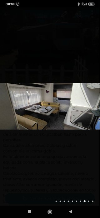 Caravana Burstner City 490 TK 6 plazas