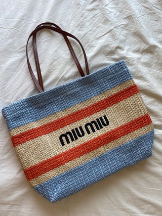 Borsa Miu Miu Rafia
