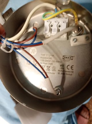 Lámpara de techo moderna plateada