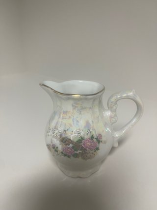 Juego de café porcelana floral