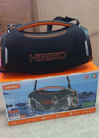 Altavoz Bluetooth KIMISO KMS-381 Max Negro/Naranja