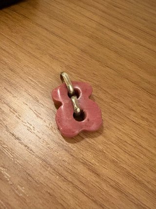 Pendientes y Colgante plata TOUS Piedra Rosa