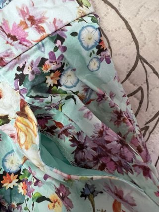 Falda Mini Stradivarius Talla S Floral