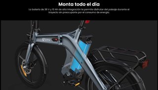 Bicicleta eléctrica plegable DYU T1