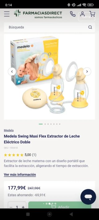 Medela Swing Maxi Flex Extractor Leche Eléctrico