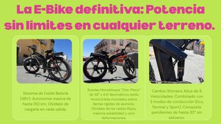 Bicicleta Eléctrica Engwe X26 Dual Battery