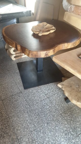 Mesa de centro madera rústica