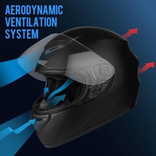 Casco Moto Integral Favoto Negro talla L
