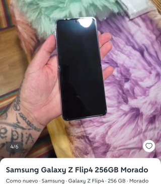Samsung Z Flip4 Morado + Reloj Galaxy Watch 5,