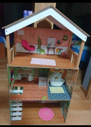 Casita de madera para niñas