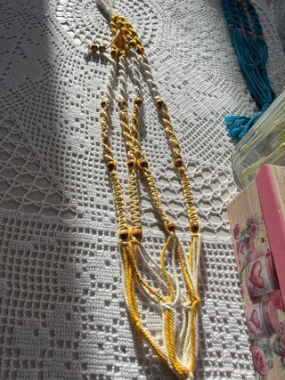 Colgador macramé porta macetas