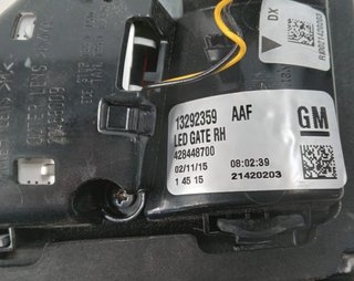 Piloto trasero derecho opel 13292359 zafira 481369