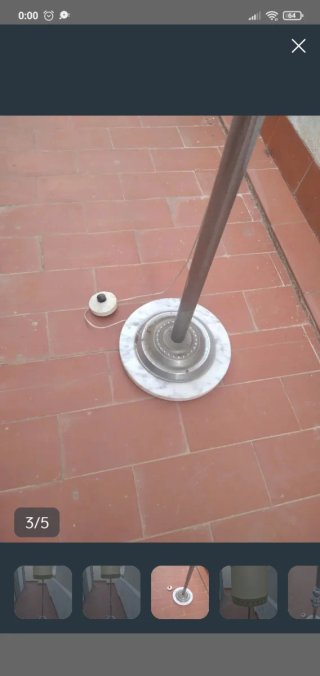 Lámpara de pie vintage