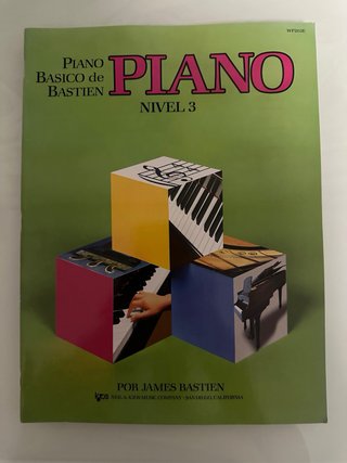 Lote 5 Libros Piano Básico de Bastien