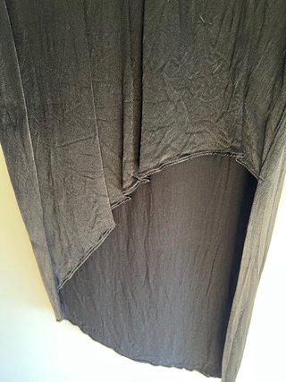 Blusa túnica larga asimétrica de Zara, talla M