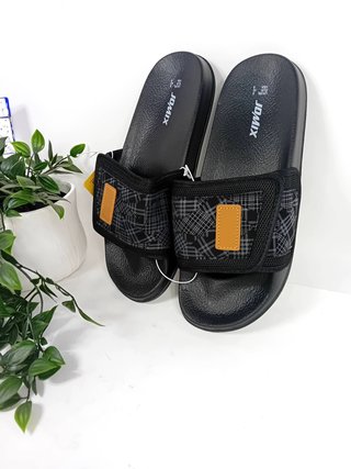 Ciabatte Jomix Uomo a Strappo Nero Grigio Tg.41-46