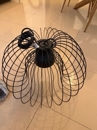 Lámpara Techo Ikea Metal Negra