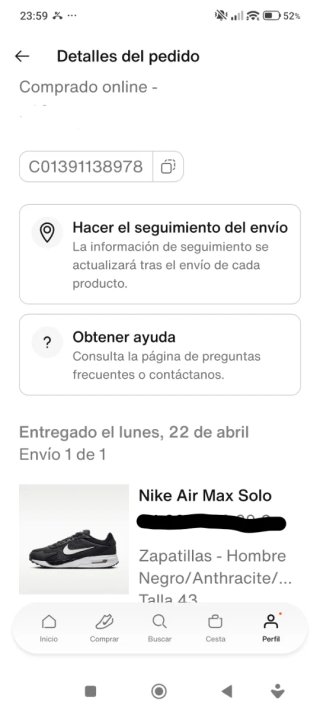Nike Air Max Solo Negro/Blanco