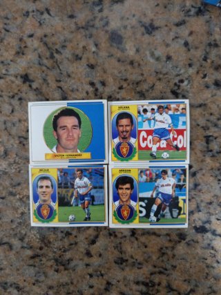 Cromos de fútbol Real Zaragoza