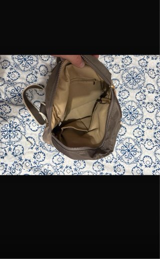 Mochila Parfois Marrón Beige Pequeña