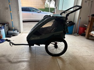 Remolque bici Qeridoo SPORTREX 2 Doble dos niños