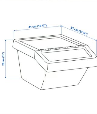 Cubo / Caja almacenaje Ikea