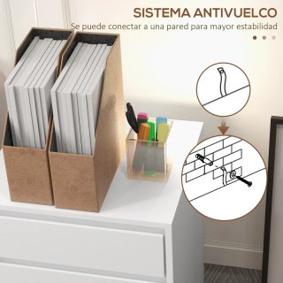 Cajonera de oficina 4 cajones armario dormitorio