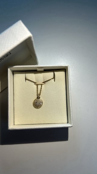Collar Swarovski Dorado