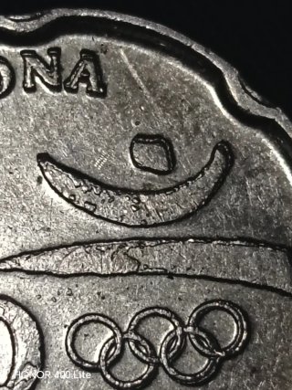 50 Pesetas 1992 Error Acuñación