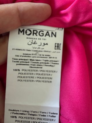 Vestido Morgan Rosa Midi