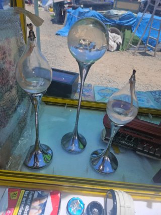Lámparas de aceite vintage cristal