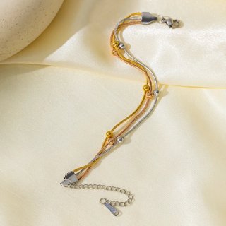 Pulsera Acero Inoxidable Tri-color
