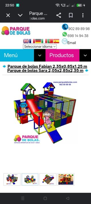 Parque de bolas infantil