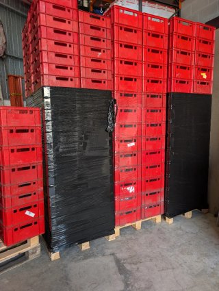 Cajas de plástico 60x40 usadas