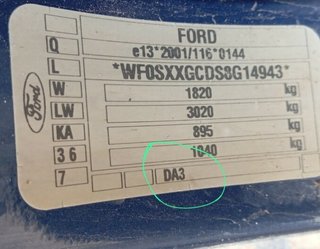 Airbag cortina delantero derecho ford focus 428441