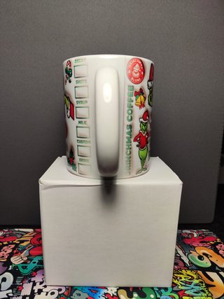 Caneca Grinch Natal Cerâmica