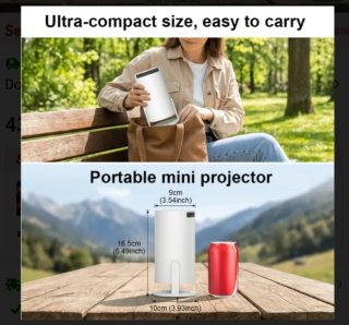 Proyector Blanco UHD 4K WiFi6 Android 11