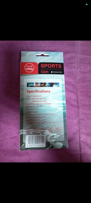 Cámara Deportiva Full HD 1080p