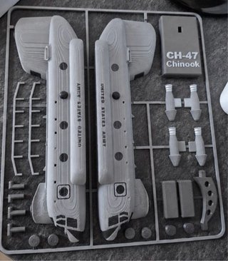 Maqueta Helicóptero CH-47 Chinook